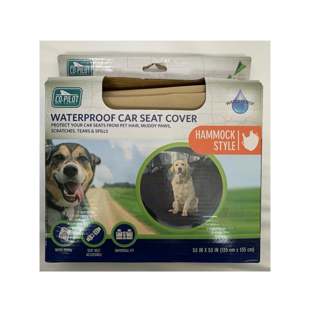 Co-Pilot Water Resistant Hammock Style Car Seat Cover Base